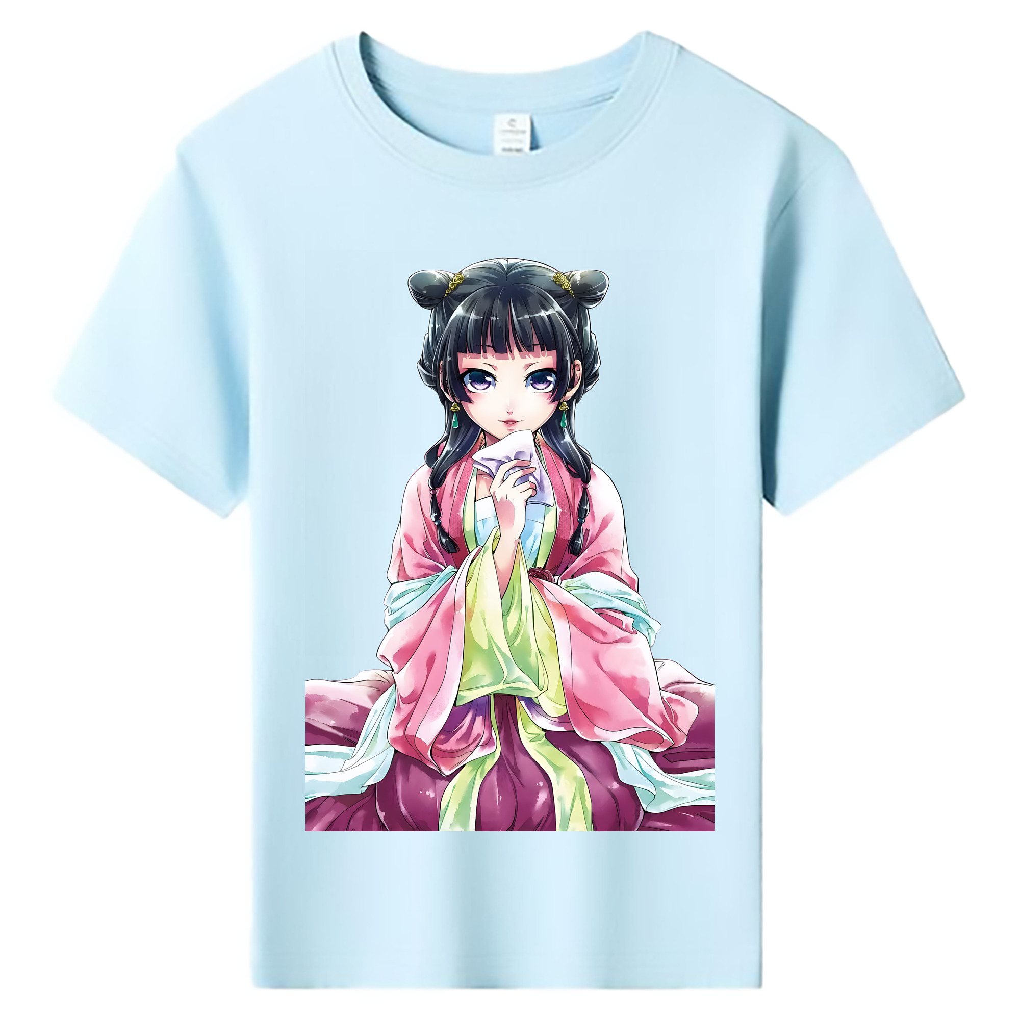 （画像用） 薬屋のひとりごと The Apothecary Diaries 綿100％キッズTシャツ（フロントプリント）